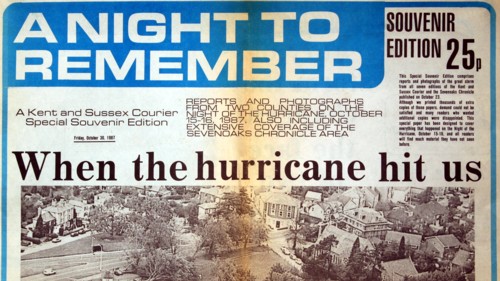 Hurricane newspaper report